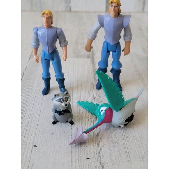 Pocahontas Captain John Smith Miko flit toy figure Disney playset - Picture 2 of 10